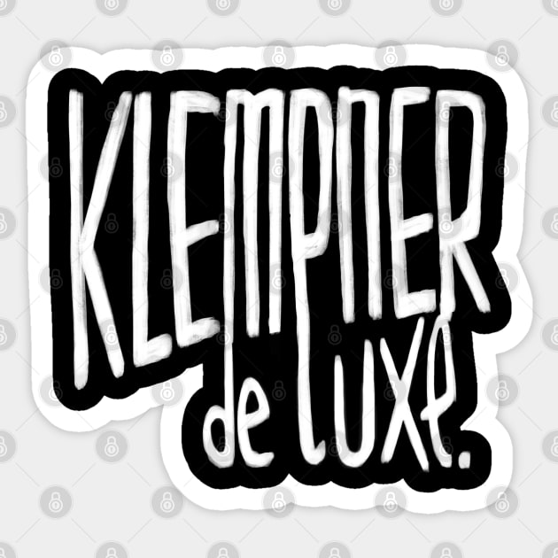 Plumber, German, Klempner Sticker by badlydrawnbabe